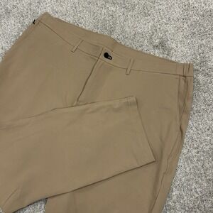 Public Rec Gamechanger Pants Mens 44X30 Brown Performance Zip Pocket Sretch